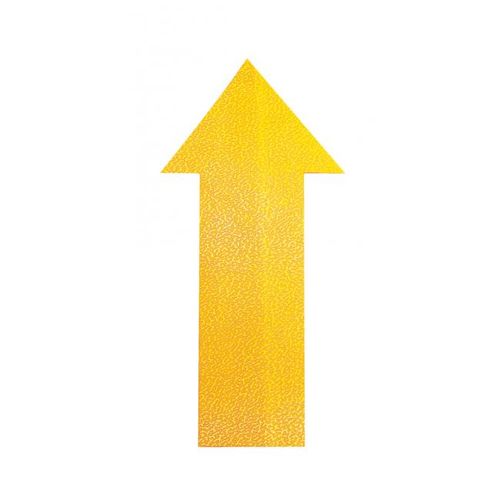 Podlahové značenie ŠÍPKA žlté 10ks